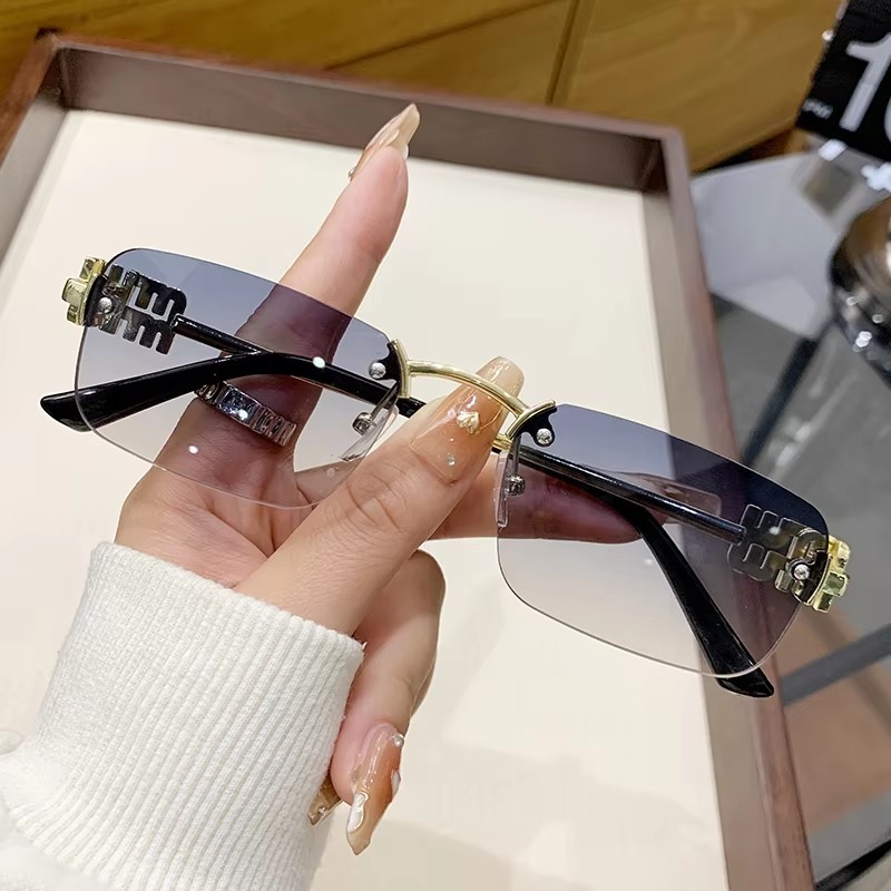 Sunglasses Cat Eye - Óculos de Sol Femininos Sem Armação