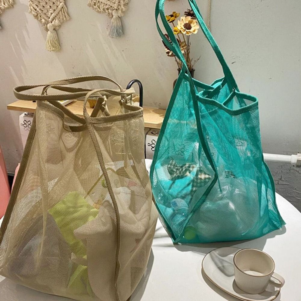 Bolsa de praia em malha leve,  - Tote Bag Beach avaliação e preço