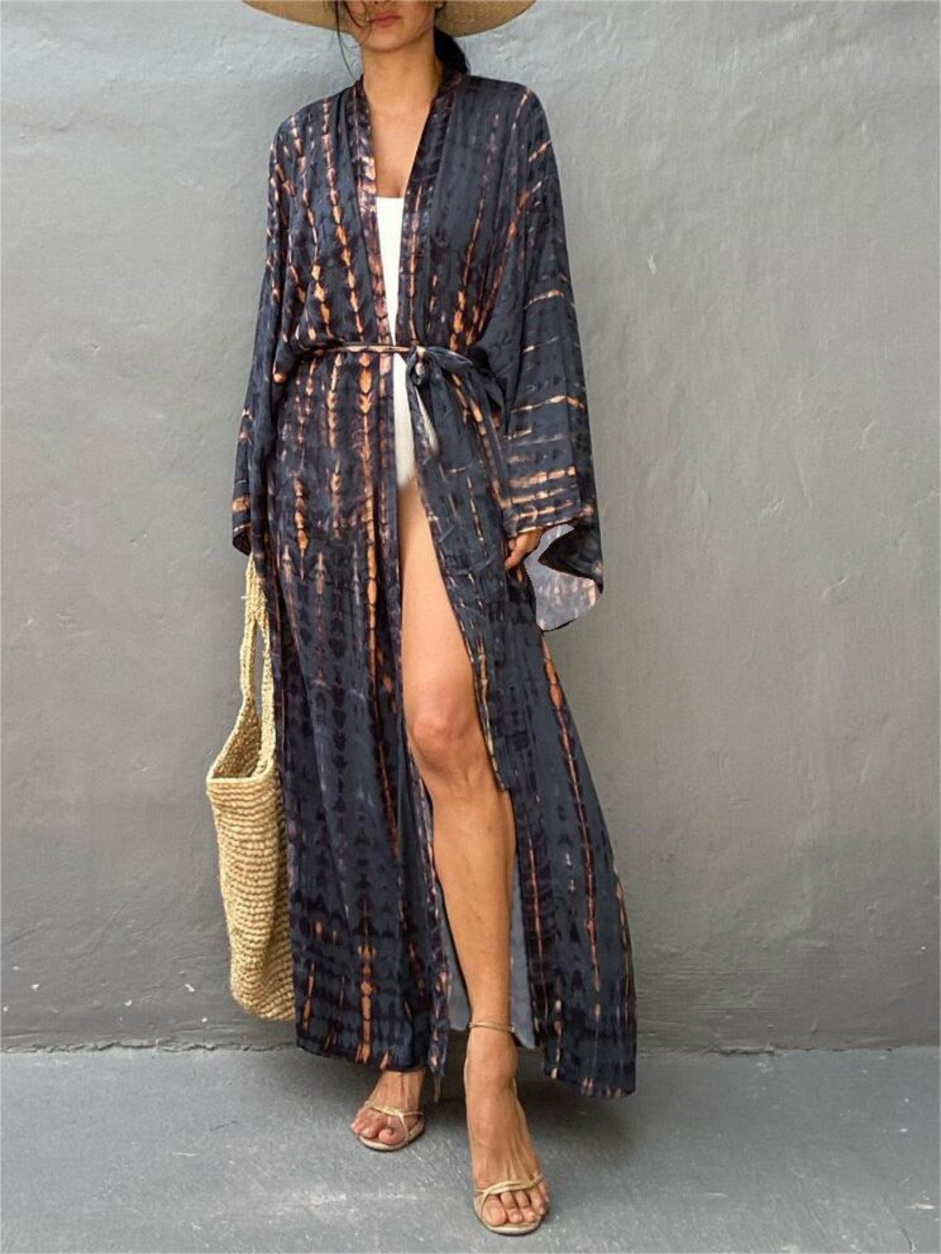 Vestidos Kaftan para Mulheres  - Cover Up Kaftan avaliação e preço