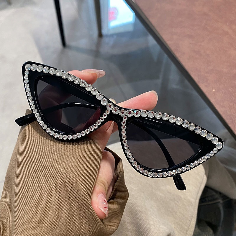 Vintage de luxo olho de gato ó - Sunglasses Cat Eye avaliação e preço