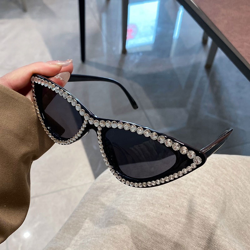 Vintage de luxo olho de gato ó - Sunglasses Cat Eye avaliação e preço