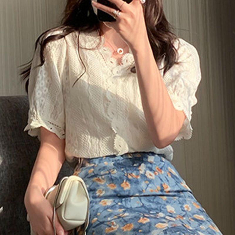 Conjunto de Verão Feminino em  - Midi Skirt Floral avaliação e preço