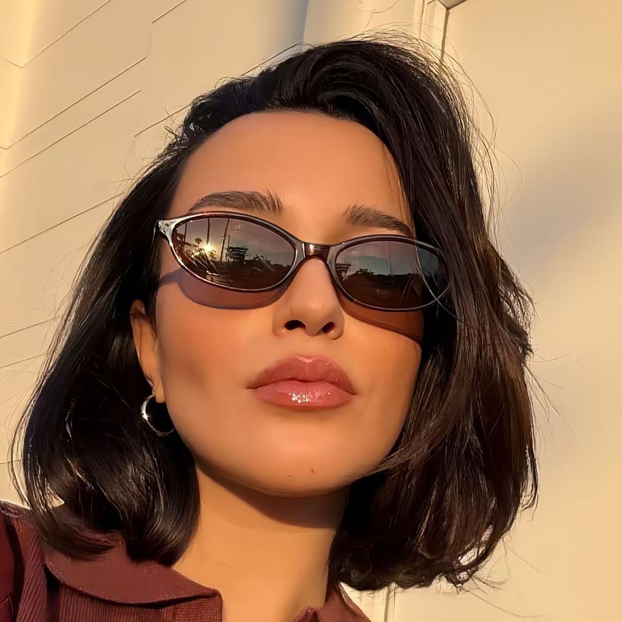 Óculos de Sol Vintage Pequenos - Sunglasses Cat Eye avaliação e preço