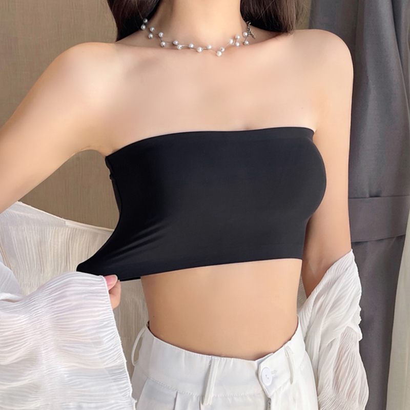 Uma peça sexy tubo topos femin - Bralette Triangle Set avaliação e preço