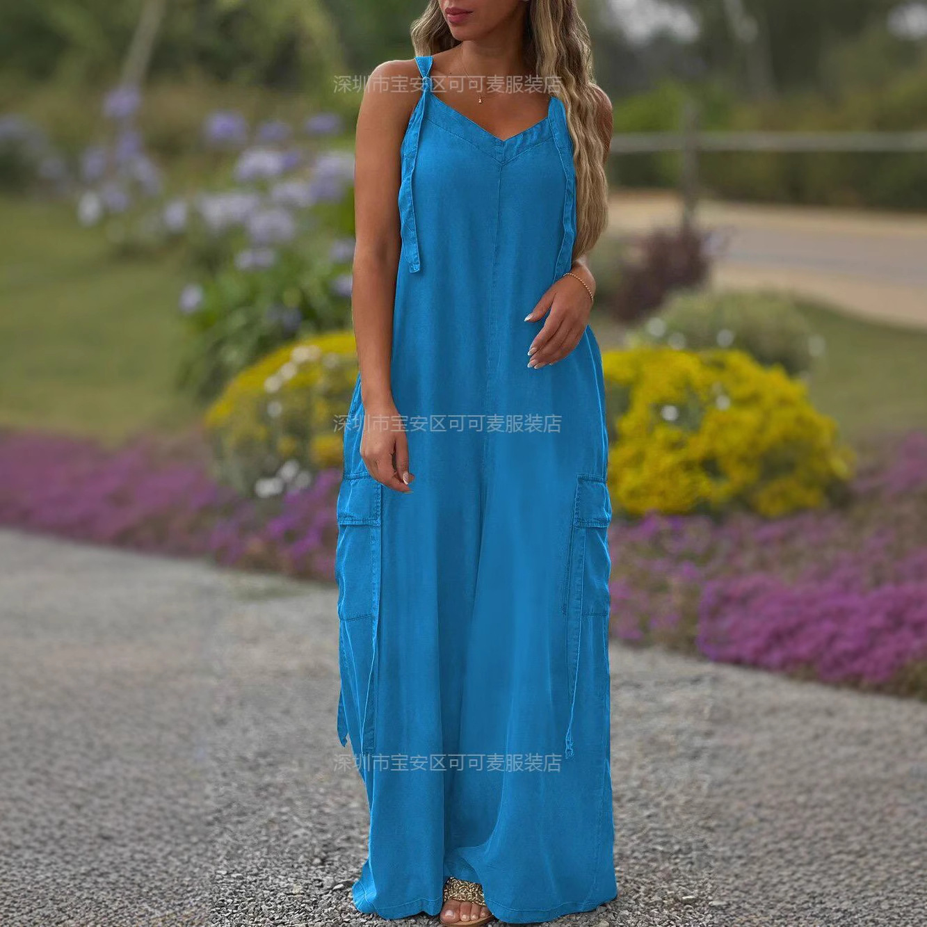 Macacão solto de verão casual  - Jumpsuit Linen Relaxed avaliação e preço