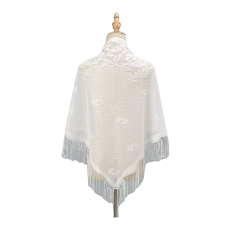 Xale Floral de Renda para Mulh - Kimono Sheer Floral avaliação e preço