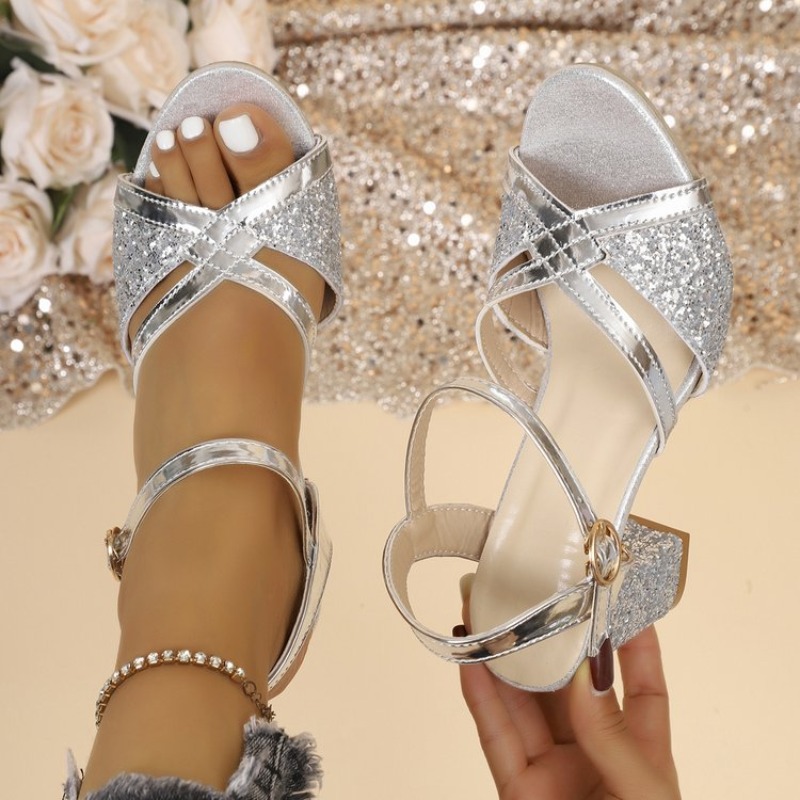 Sandálias Femininas de Salto B - Sandal Strappy Heeled avaliação e preço