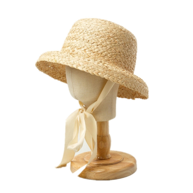 Handwoven Crianças Straw Cap G - Hat Floppy Wide avaliação e preço