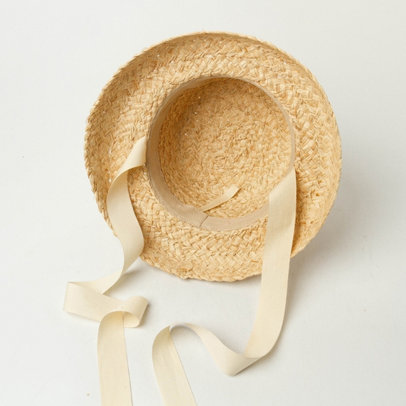 Handwoven Crianças Straw Cap G - Hat Floppy Wide avaliação e preço