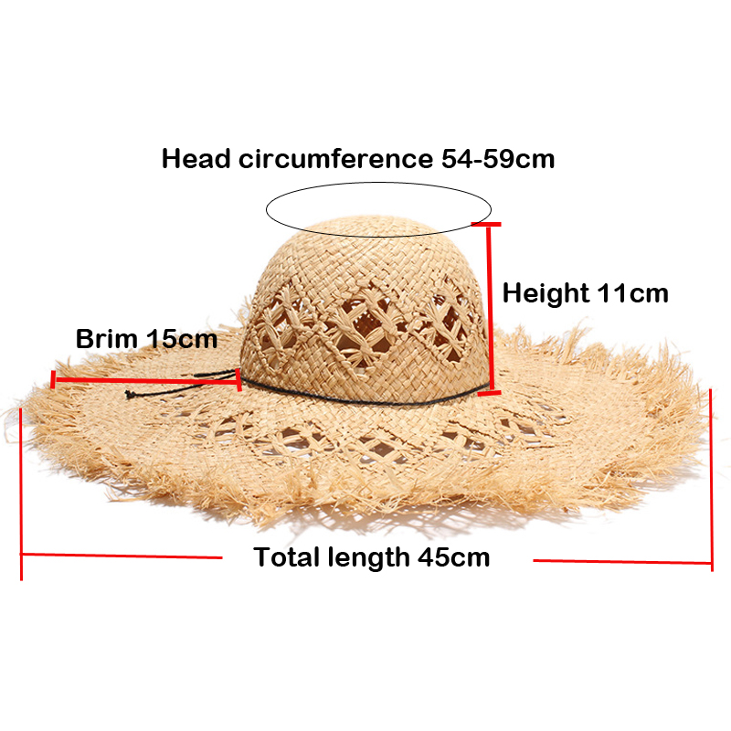 Novas mulheres verão natural r - Hat Floppy Wide avaliação e preço