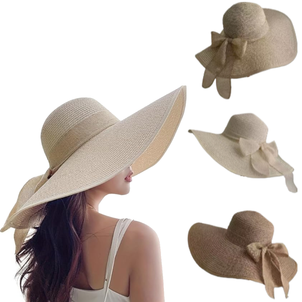 Chapéu de Palha Feminino de Ve - Hat Floppy Wide avaliação e preço