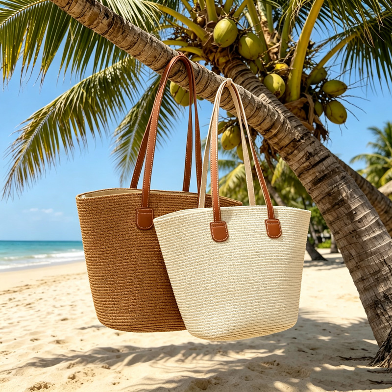CLAREGQI Bolsa de Palha Femini - Tote Bag Beach avaliação e preço