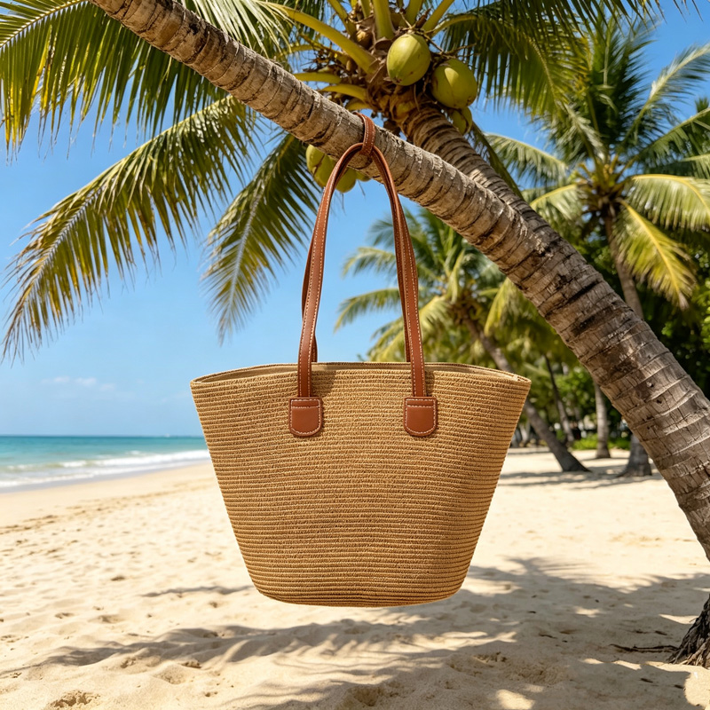 CLAREGQI Bolsa de Palha Femini - Tote Bag Beach avaliação e preço