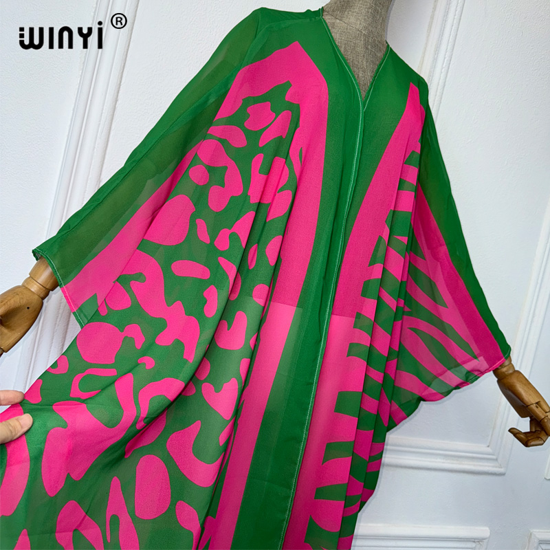 WINYI África Kimonos com Estam - Cover Up Kaftan avaliação e preço