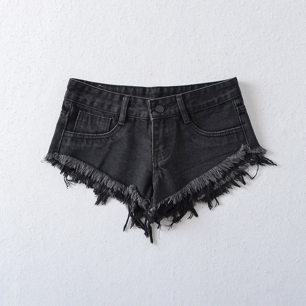 Shorts Y2K Sexy de Jeans Femin - Shorts Denim Frayed avaliação e preço
