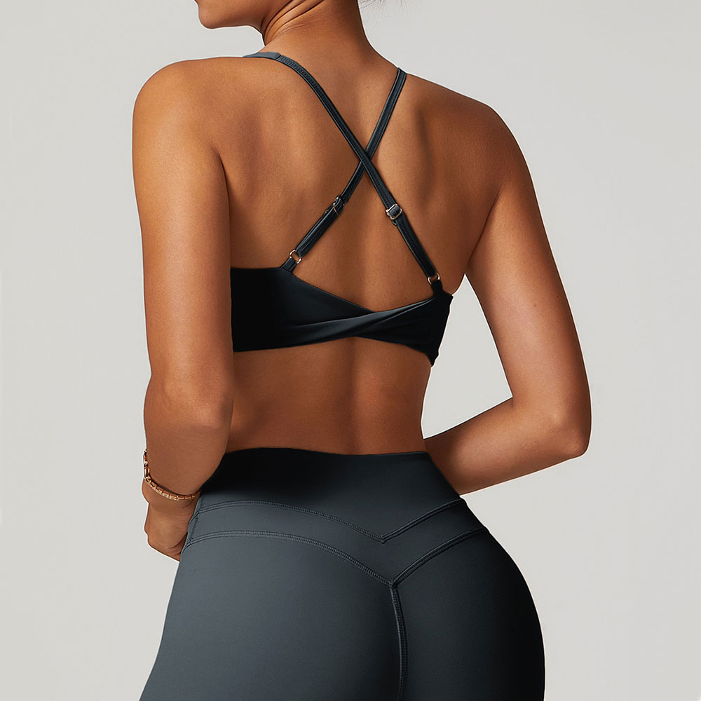 JUREN-sutiã esportivo para mul - Bralette Triangle Set avaliação e preço