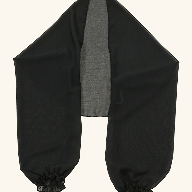 Xale de chiffon de cor sólida, - Blouse Off Shoulder avaliação e preço