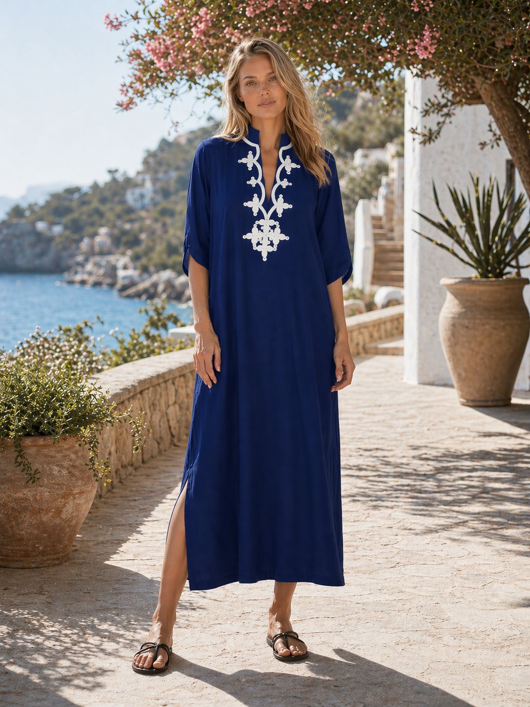 Vestidos Caftan para Mulheres  - Cover Up Kaftan avaliação e preço